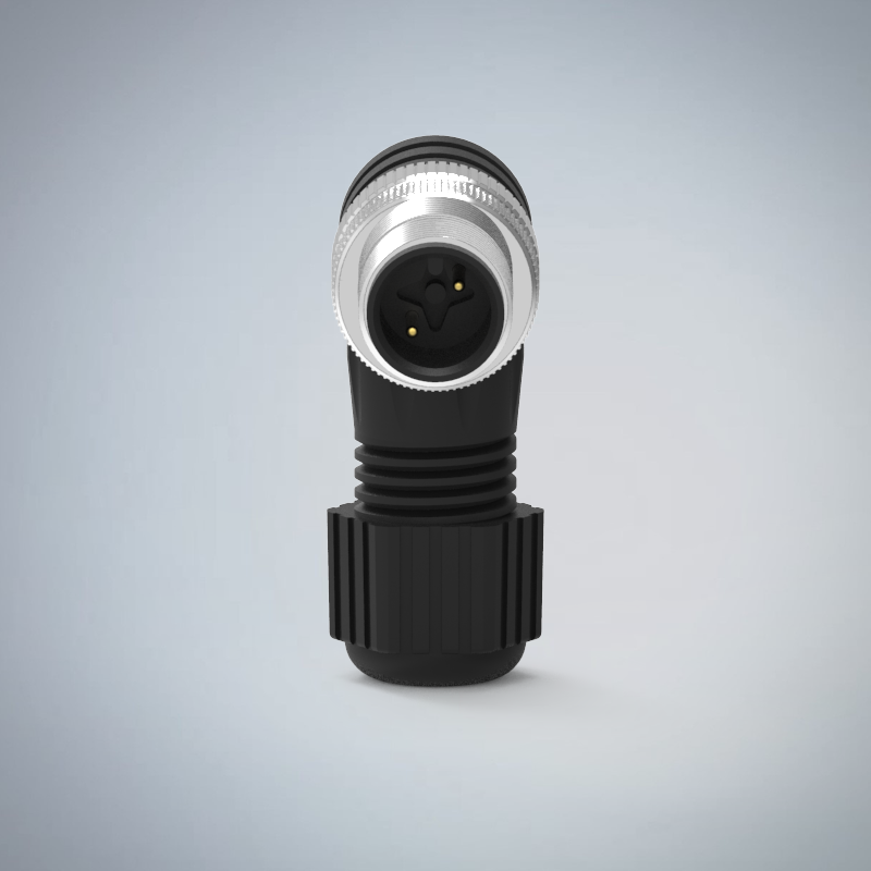 M12-2P(M)A CODE90度塑膠組裝式防水連接器(右上左下)_HGM2-M1202P-72-11