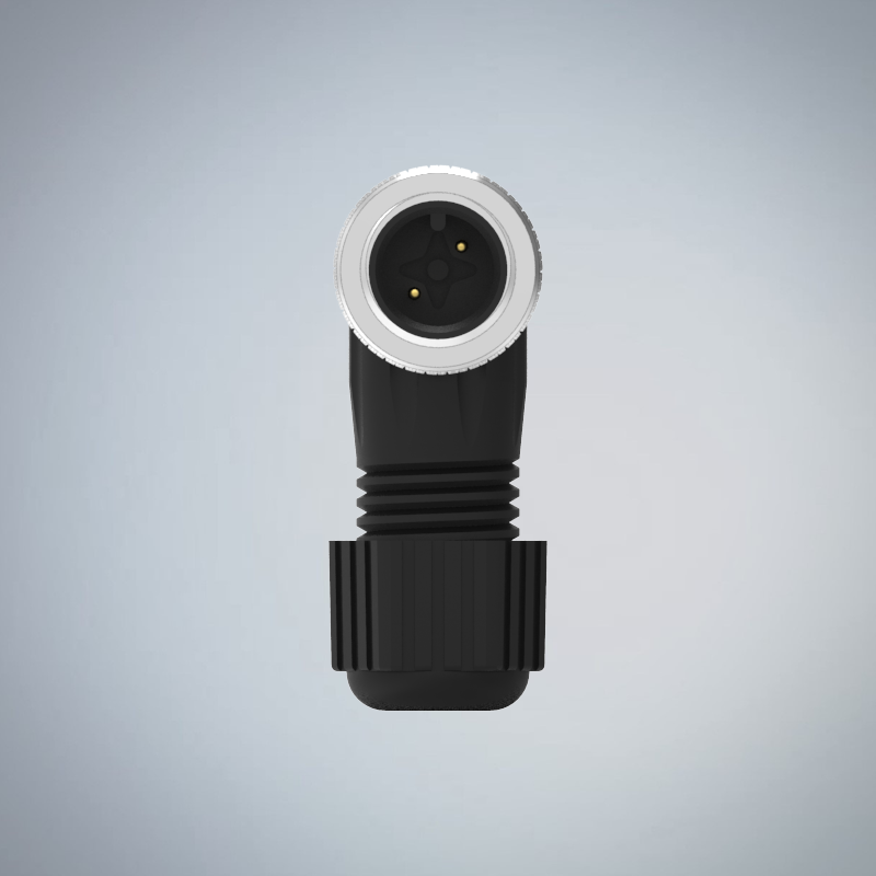 M12-2P(M)A CODE90度塑膠組裝式防水連接器(右上左下)_HGM2-M1202P-72-11