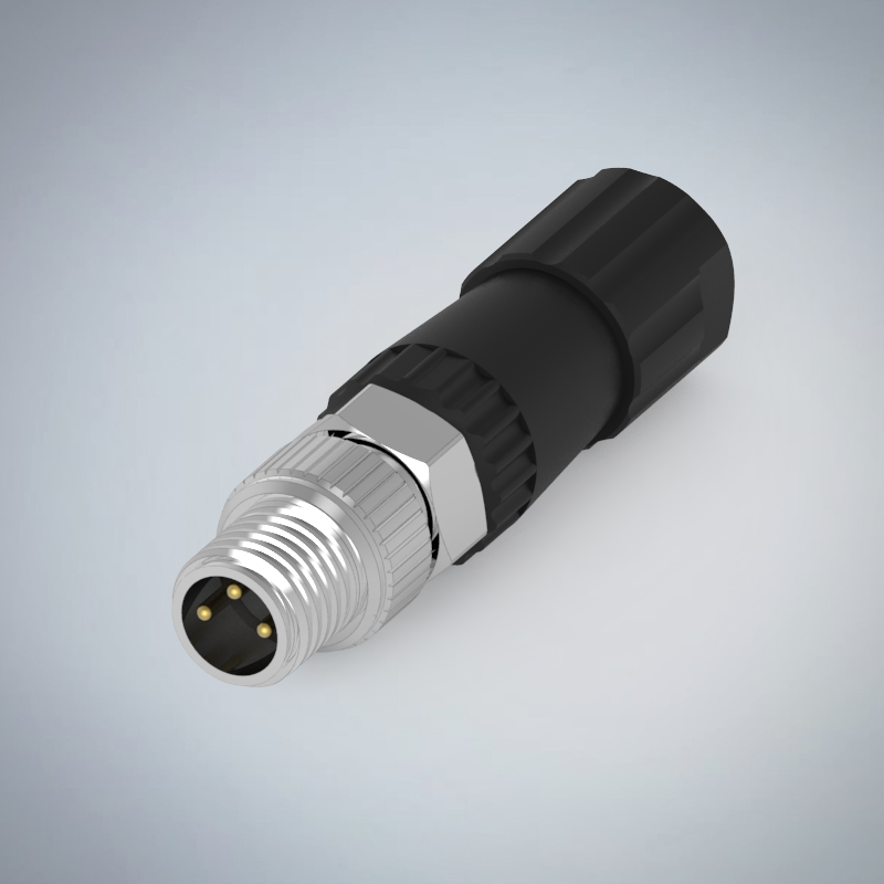 M8-3P(M)組裝焊線式防水連接器_HGM2-M803P-103-11