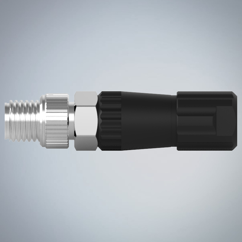 M8-4P(M)組裝焊線式防水連接器_HGM2-M804P-167-11