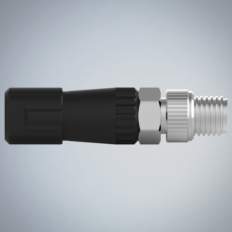 M8-4P(M)組裝焊線式防水連接器_HGM2-M804P-167-11