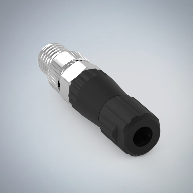 M8-4P(M)組裝焊線式防水連接器_HGM2-M804P-167-11