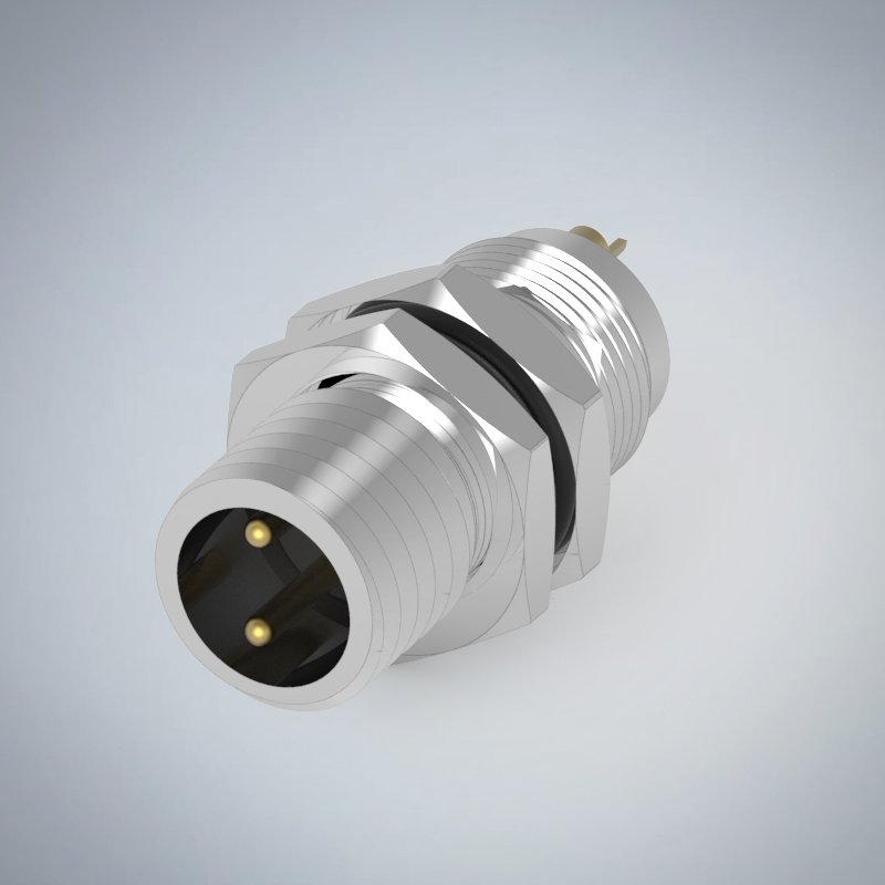 M8-2P(M)板端後鎖焊線式防水連接器_HGM2-M802P-33-11