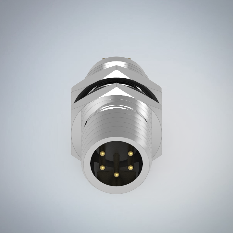 M8-5P(M)板端後鎖焊線式防水連接器_HGM2-M805P-73-11