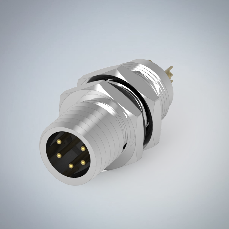 M8-5P(M)板端後鎖焊線式防水連接器_HGM2-M805P-73-11