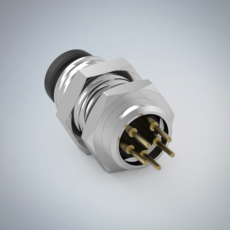 M8-5P(M)板端前鎖插板式防水連接器_HGM3-M805P-14-11