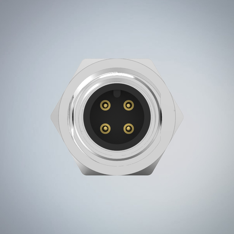M12-4P(M)A CODE前鎖板焊線式防水連接器(PG9)_HGM2-M1204P-89-11