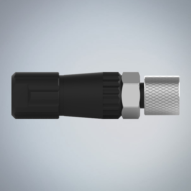 M8-4P(F)組裝焊線式防水連接器_HGF2-M804P-294-11