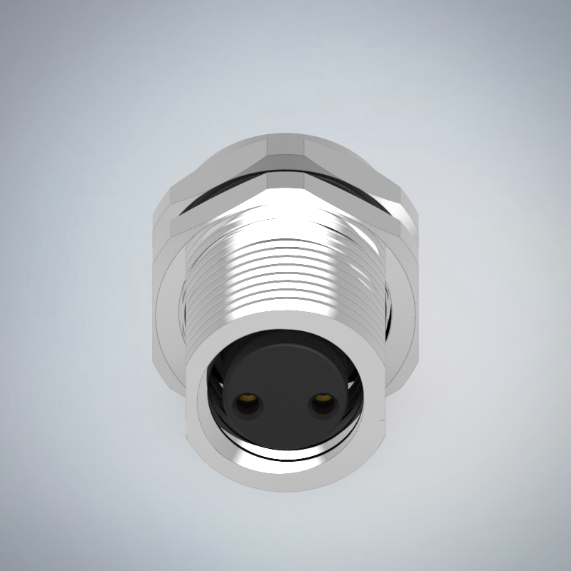 M8-2P(F)板端前鎖插板式防水連接器_HGF3-M802P-02-11