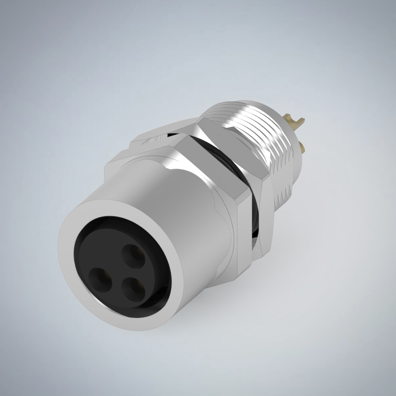 M8-3P(F)板端後鎖焊線式防水連接器_HGF2-M803P-35