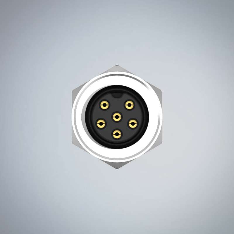 M8-6P(F)板端後鎖焊線式防水連接器(梅花92度)_HGF2-M806P-48-11