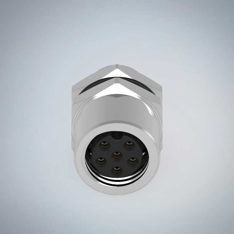 M8-6P(F)板端後鎖焊線式防水連接器(梅花92度)_HGF2-M806P-48-11