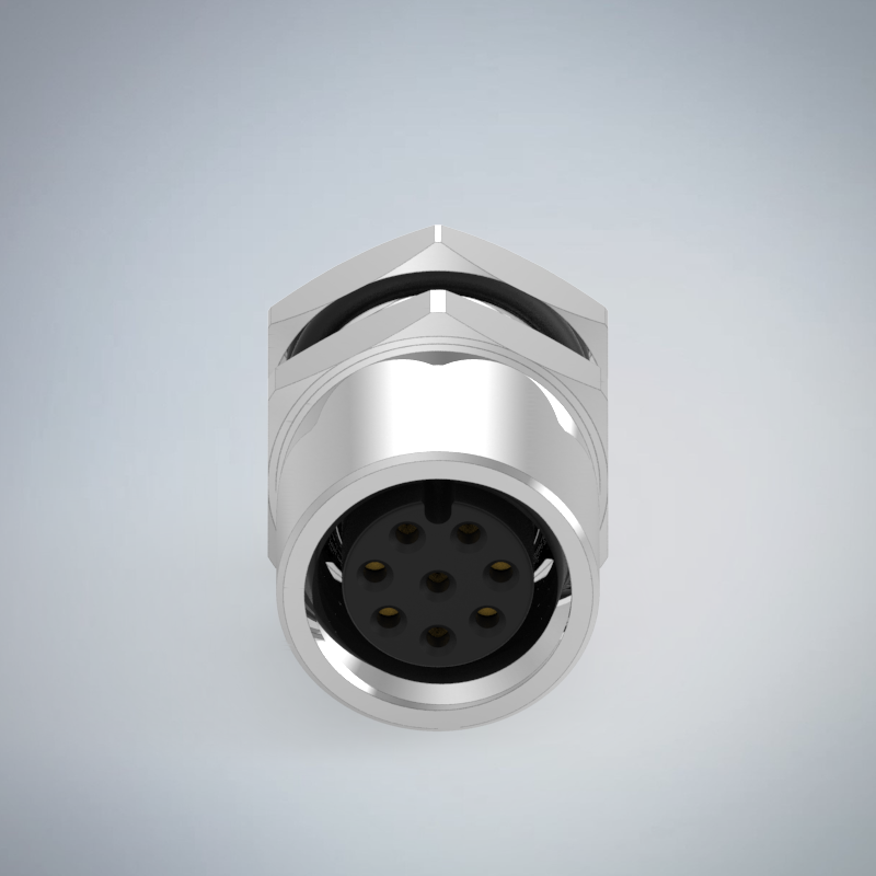 M8-8P(F)板端後鎖焊線式防水連接器(梅花92度)_HGF2-M808P-76-11