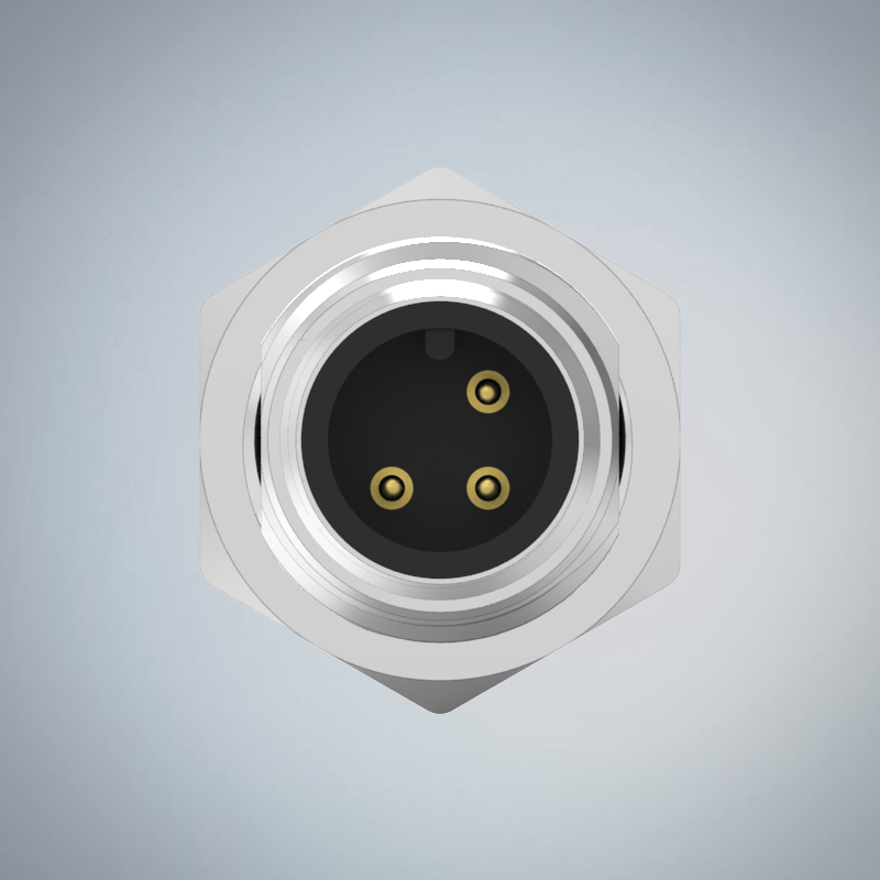 M12-3P(M)A CODE板端前鎖插板式防水連接器(左塞孔)_HGM2-M1203P-68-11