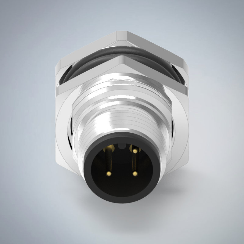 M12-3P(M)A CODE板端前鎖插板式防水連接器(左塞孔)_HGM2-M1203P-68-11