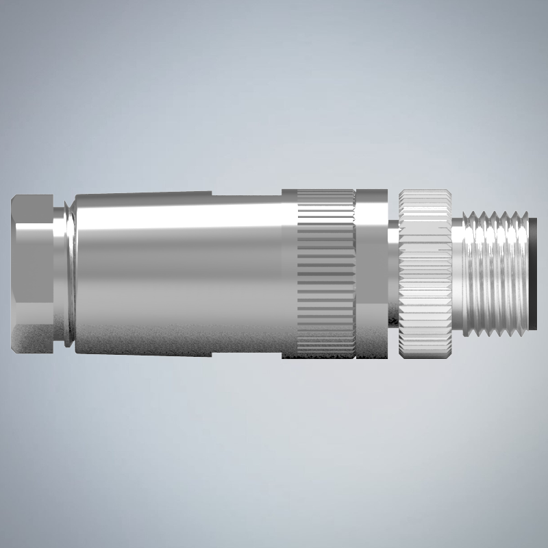 M12-5P(M)D CODE金屬組裝式防水連接器_HGM2-M1205P-114-11