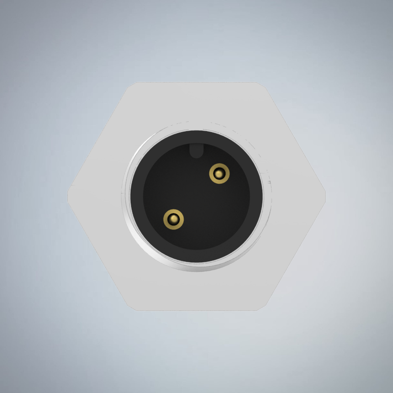 M12-2P(M)A CODE後鎖板焊線式防水連接器(右上左下)(M16*1.5)_HGM2-M1202P-112-11