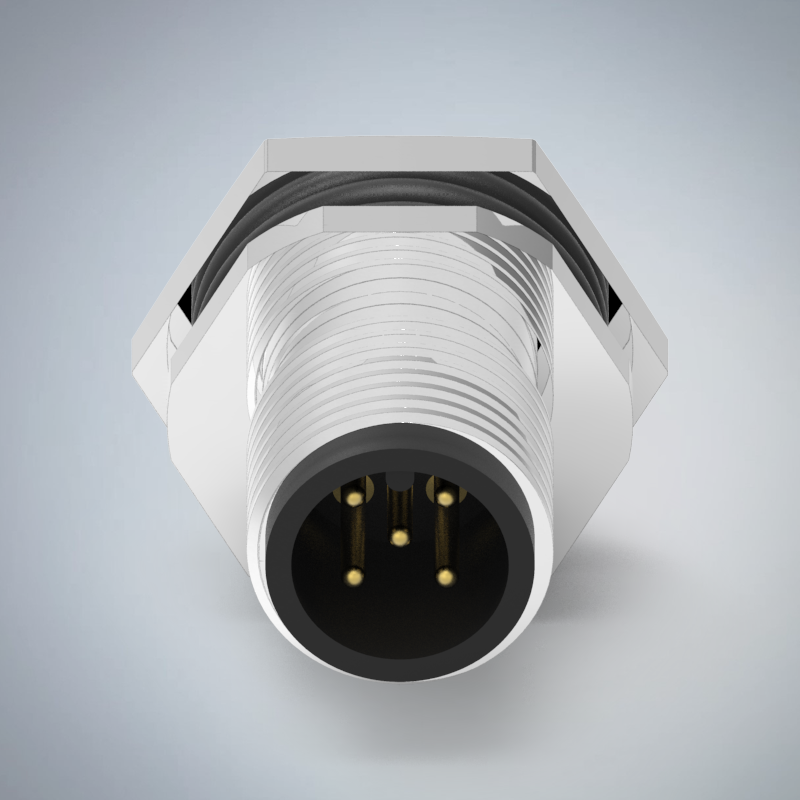 M12-5P(M)A CODE後鎖板焊線式防水連接器(PG9)_HGM2-M1205P-266-11