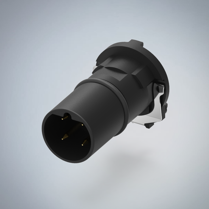 M12-4P(M)B CODE插板式防水連接器(兩件式零件)_HGM4-M1204P-03-11