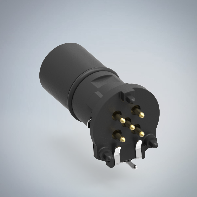 M12-5P(M)B CODE插板式防水連接器(兩件式零件)_HGM4-M1205P-05-11