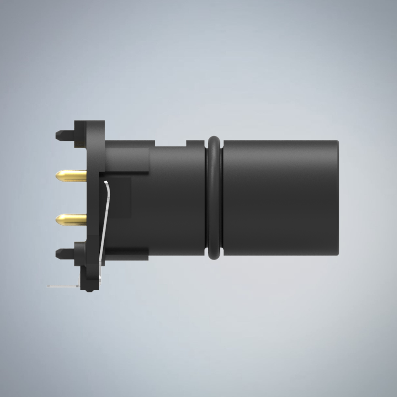 M12-4P(M)D CODE插板式防水連接器(兩件式零件)_HGM4-M1204P-02-11