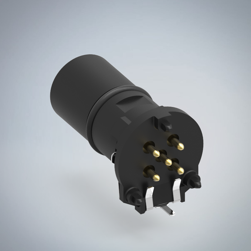 M12-5P(M)D CODE插板式防水連接器(兩件式零件)_HGM4-M1205P-04-11