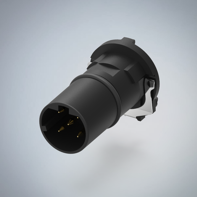 M12-5P(M)D CODE插板式防水連接器(兩件式零件)_HGM4-M1205P-04-11