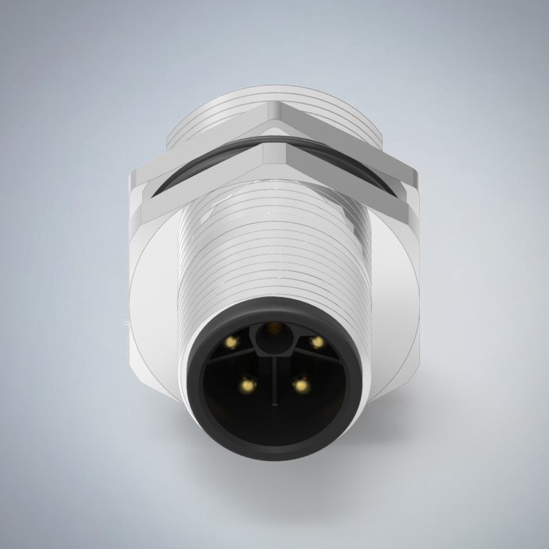 M12-5P(M)L CODE後鎖板插板式防水連接器(PG9)_HGM3-M1205P-09-11