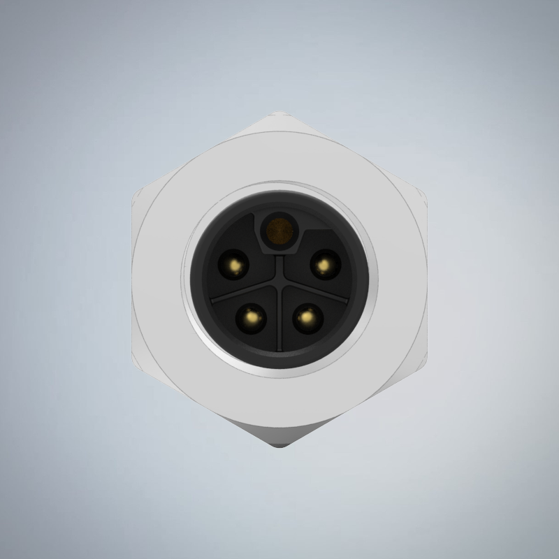 M12-5P(M)L CODE後鎖板插板式防水連接器(PG9)_HGM3-M1205P-09-11