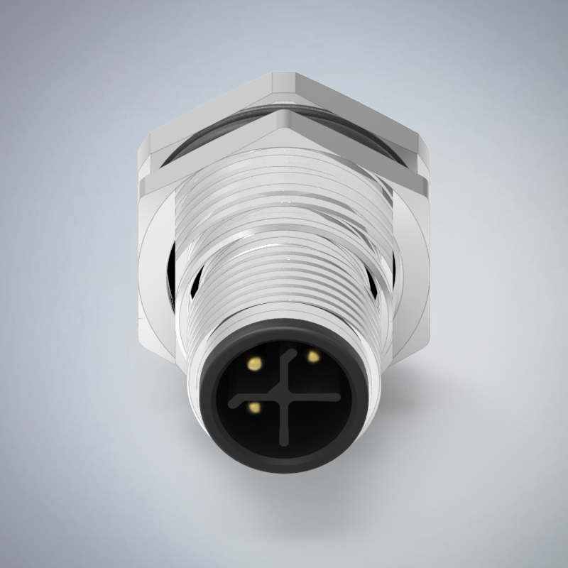 M12-3P(M)S CODE前鎖板焊線式防水連接器(PG9)_HGM2-M1203P-118-11