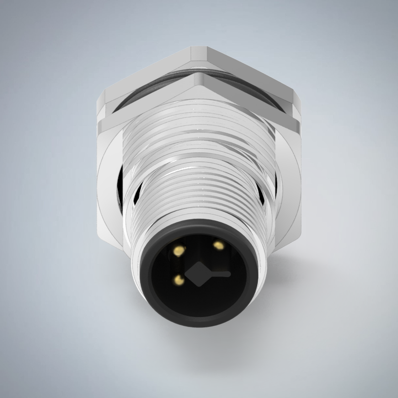 M12-3P(M)T CODE前鎖板焊線式防水連接器(PG9)_HGM2-M1203P-165-11