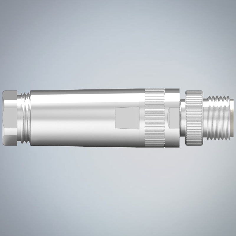 M12-8P(M)X CODE金屬組裝式防水連接器_HGM2-M1208P-149-11
