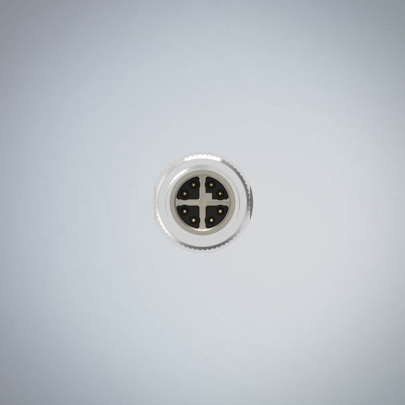 M12-8P(M)X CODE金屬組裝式防水連接器_HGM2-M1208P-149-11