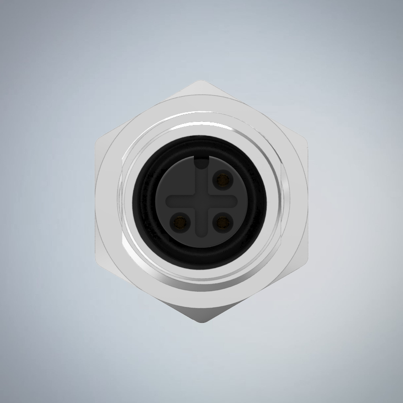 M12-3P(F)A CODE前鎖插板式防水連接器(左塞孔)(PG9)_HGF2-M1203P-78-11