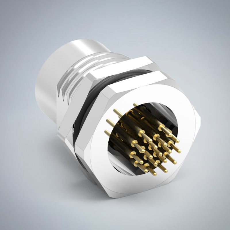 M12-17P(F)A CODE前鎖插板式防水連接器(PG9)_HGF3-M1217P-01-11