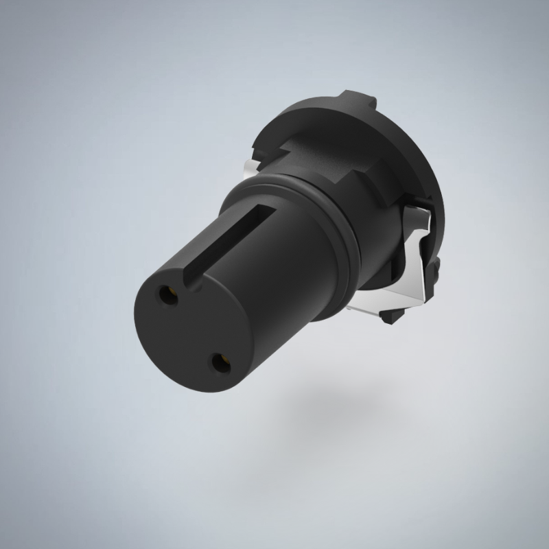 M12-2P(F)A CODE插板式防水連接器(左上右下)(兩件式零件)_HGF4-M1202P-01-11