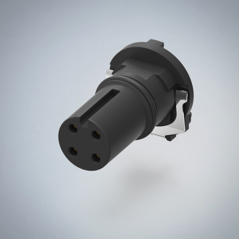 M12-4P(F)A CODE插板式防水連接器(兩件式零件)_HGF4-M1204P-01-11