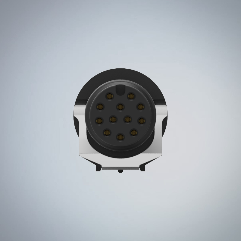 M12-12P(F)A CODE插板式防水連接器(兩件式零件)_HGF4-M1212P-01-11