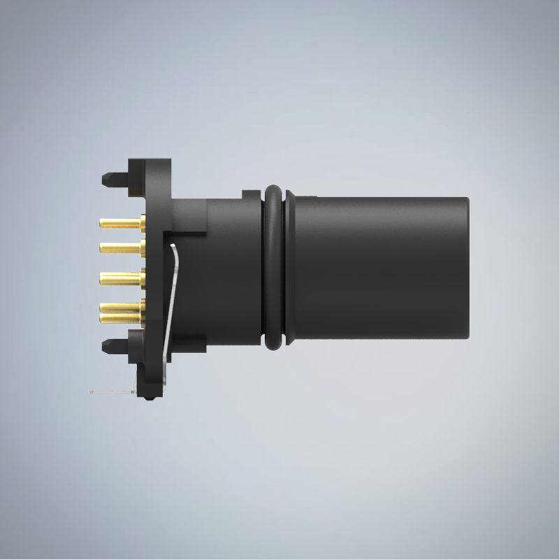 M12-12P(F)A CODE插板式防水連接器(兩件式零件)_HGF4-M1212P-01-11