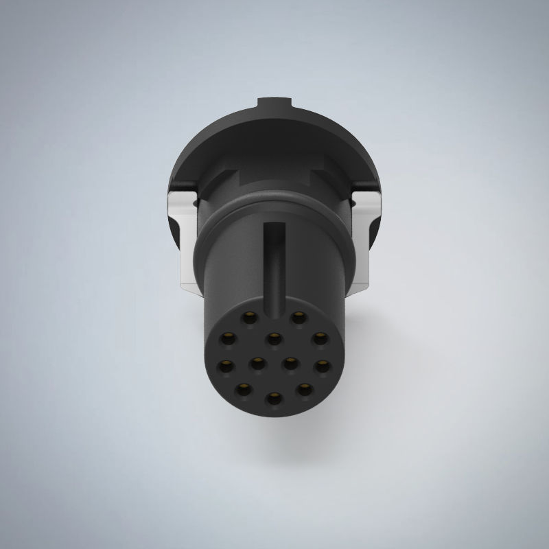 M12-12P(F)A CODE插板式防水連接器(兩件式零件)_HGF4-M1212P-01-11