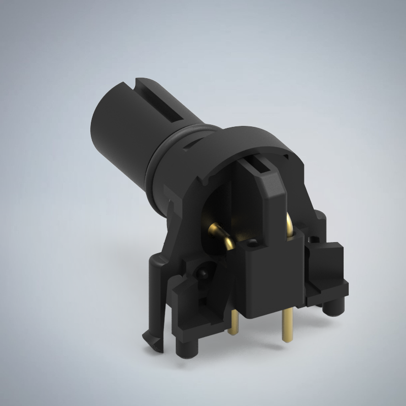 M12-2P(F)A CODE插板式90度防水連接器(左上右下)(兩件式零件)_HGF2-M1202P-117-11
