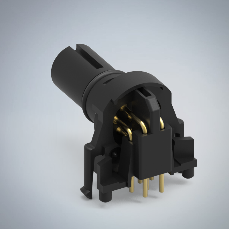 M12-8P(F)A CODE插板式90度防水連接器(兩件式零件)_HGF2-M1208P-151-11