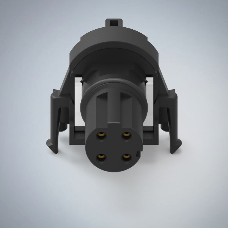 M12-4P(F)D CODE插板式90度防水連接器(兩件式零件)_HGF2-M1204P-299-11