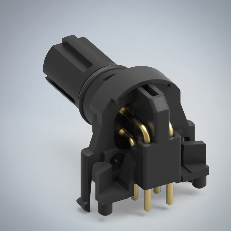 M12-4P(F)D CODE插板式90度防水連接器(兩件式零件)_HGF2-M1204P-299-11