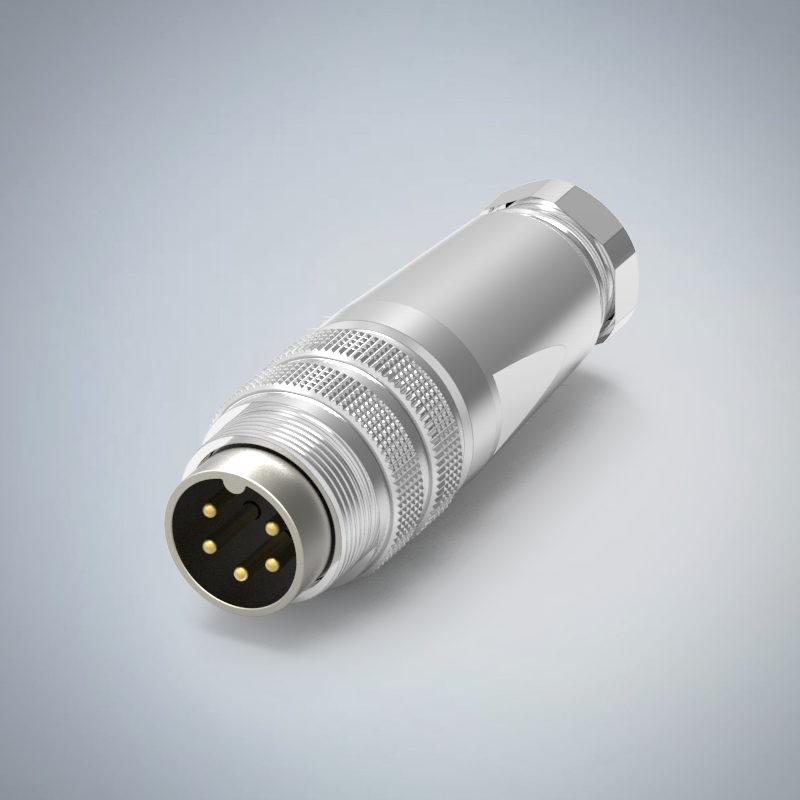 M16-5P(M)金屬組裝式防水連接器(點位A)_HGM2-M1605P-23-11