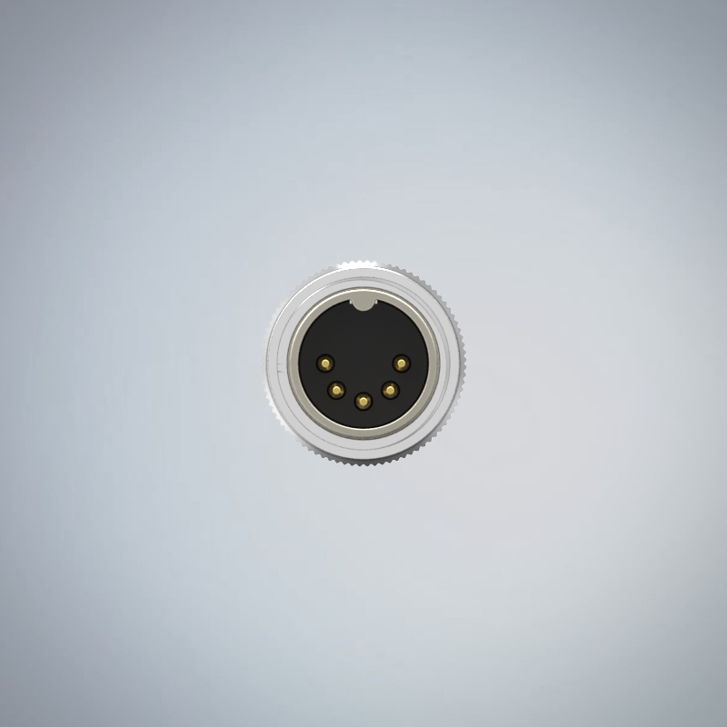 M16-5P(M)金屬組裝式防水連接器(點位B)_HGM2-M1605P-06