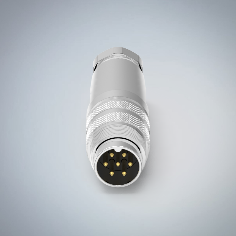 M16-7P(M)金屬組裝式防水連接器(點位A)_HGM2-M1607P-15-11