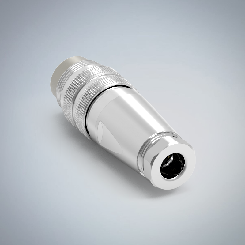 M16-8P(M)金屬組裝式防水連接器_HGM2-M1608P-08