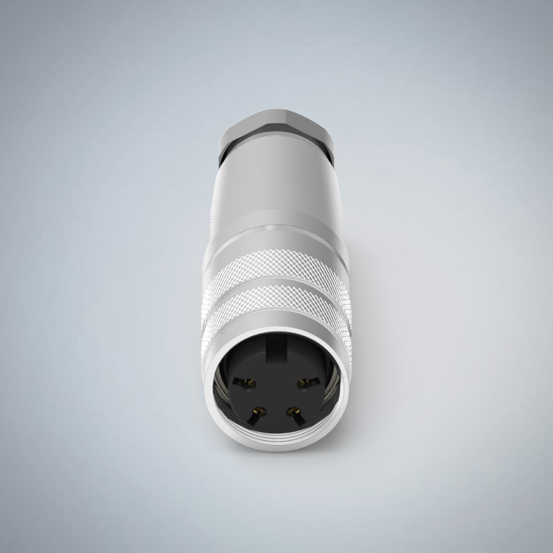 M16-4P(F)金屬組裝式防水連接器_HGF2-M1604P-07