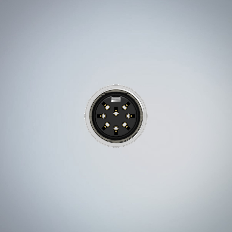 M16-8P(F)金屬組裝式防水連接器_HGF2-M1608P-04